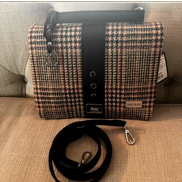 Mucros Weavers Handbags - Mucros Weavers Ireland Tartan plaid bag